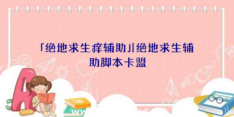 「绝地求生痒辅助」|绝地求生辅助脚本卡盟